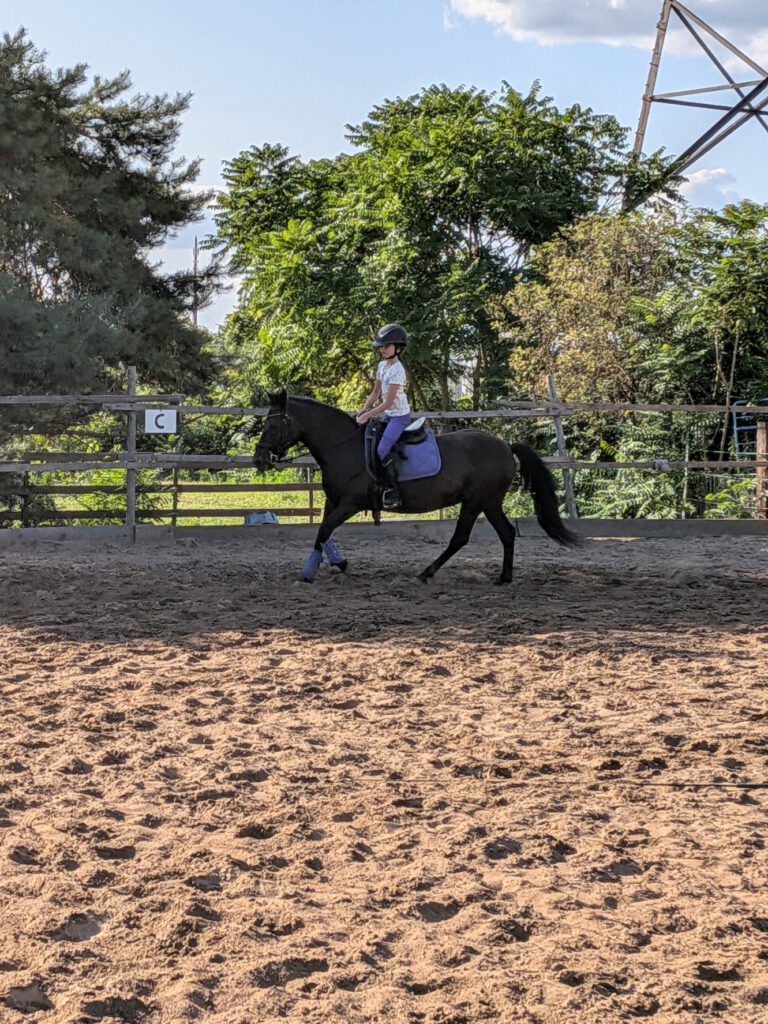 Ein schöner Moment mit dem Pony